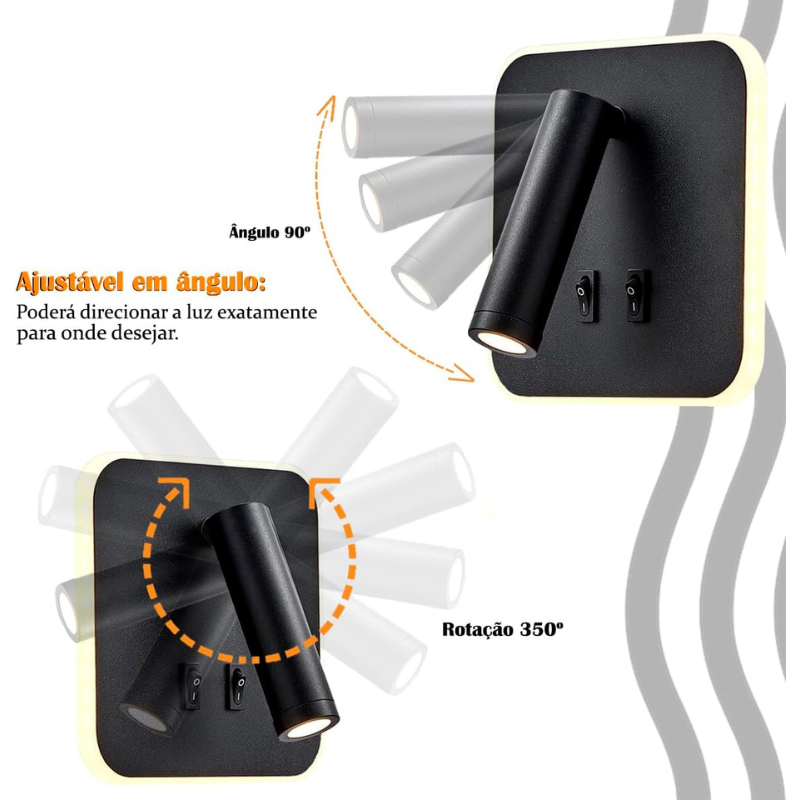 Arandela Spotled com Iluminação Direcional