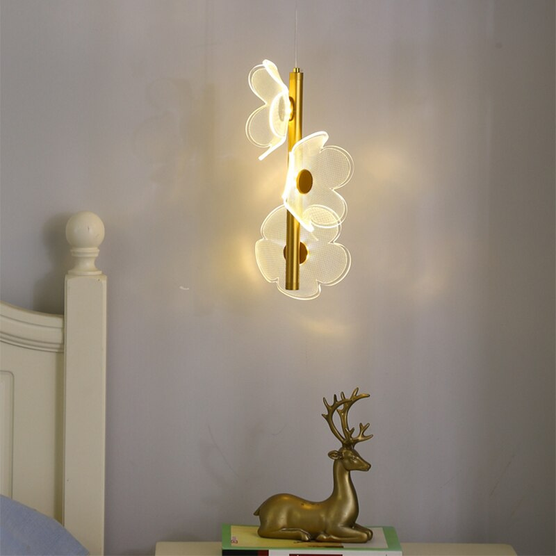 Luminária Pendente Duplo Fiore em Cristal e Acrílico