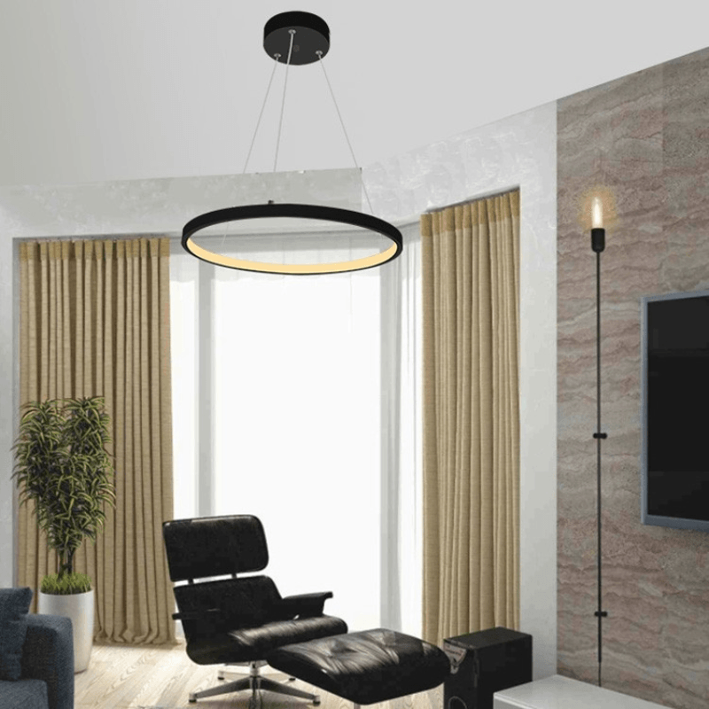 Pendente Anel Infinity Black - Oftaluz