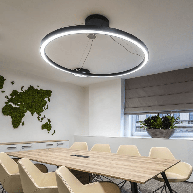 Pendente Anel Infinity Black - Oftaluz