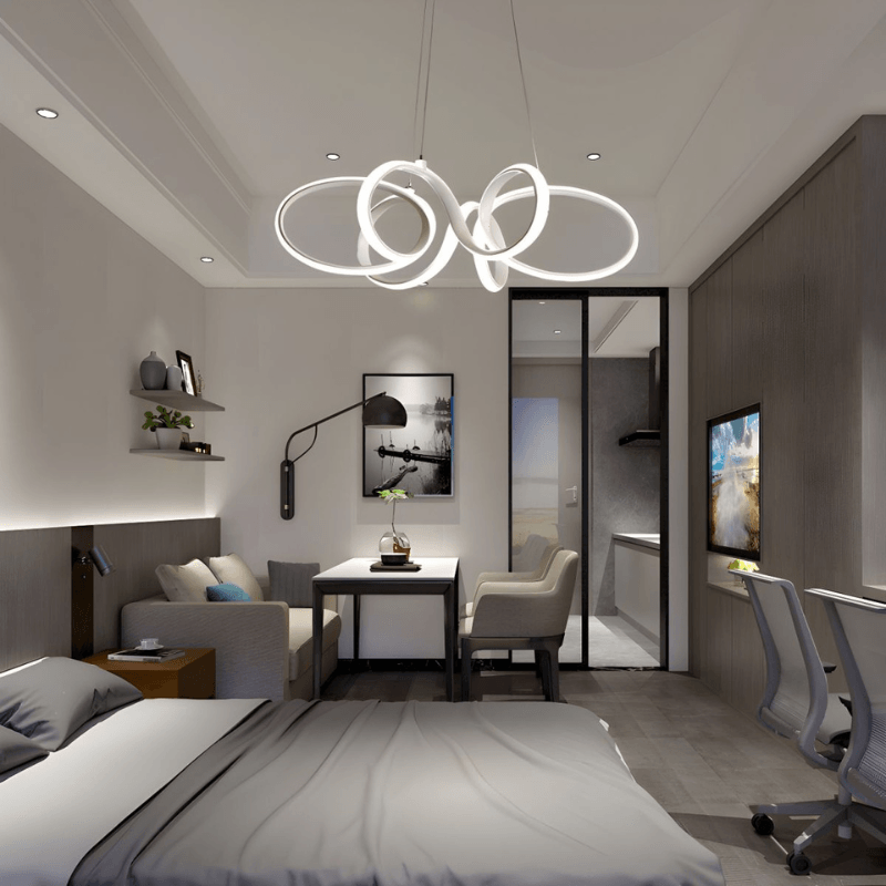 Lustre Deluxe Off White - Oftaluz