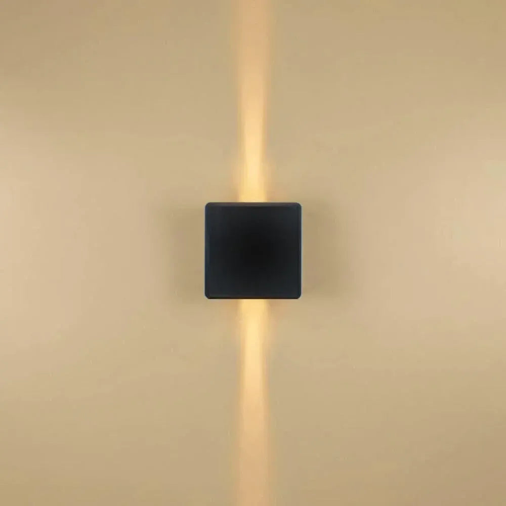 Luminária de Parede STELLA Duplo Facho Preto