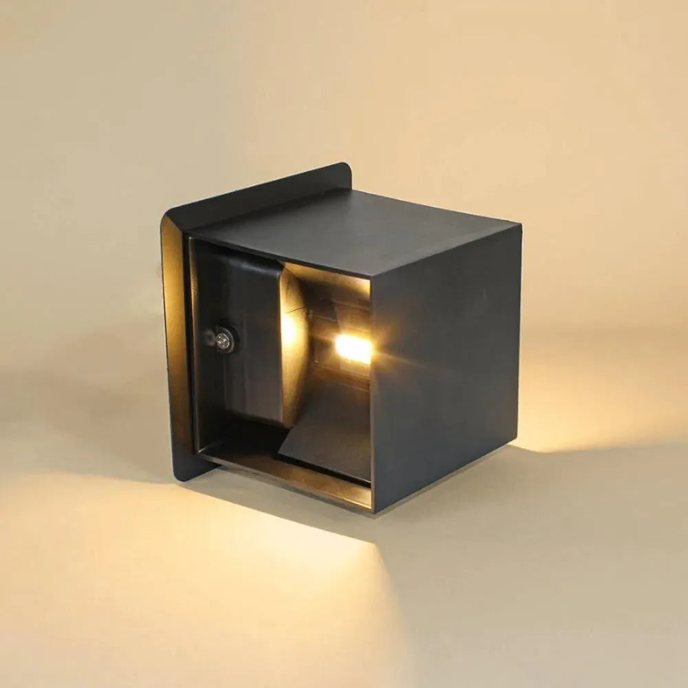 Luminária de Parede STELLA Duplo Facho Preto