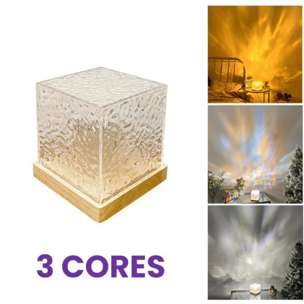 Luminária De Mesa Aurora Boreal