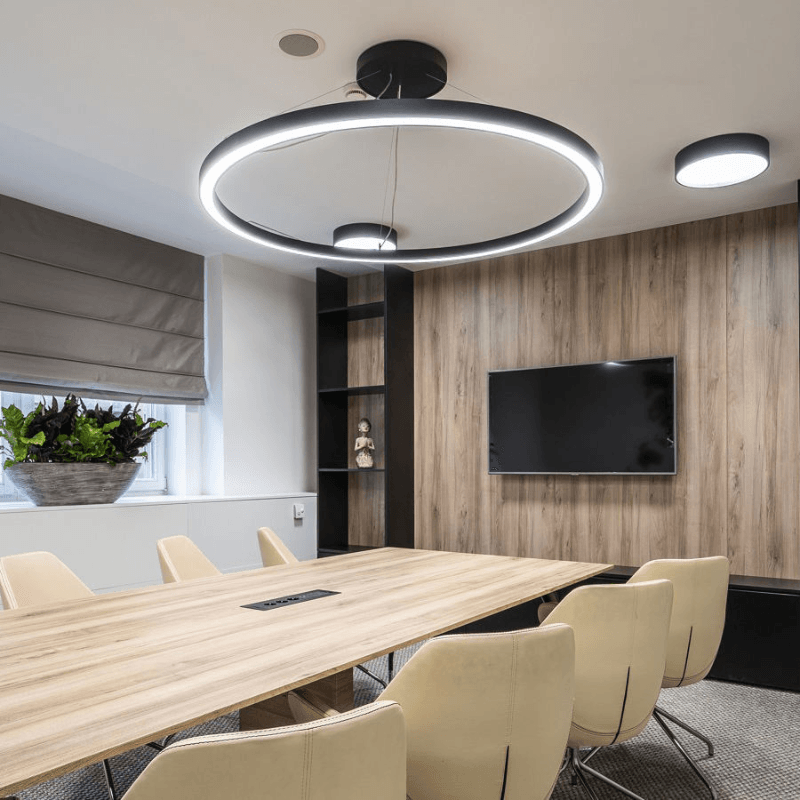 Pendente Anel Infinity Black - Oftaluz