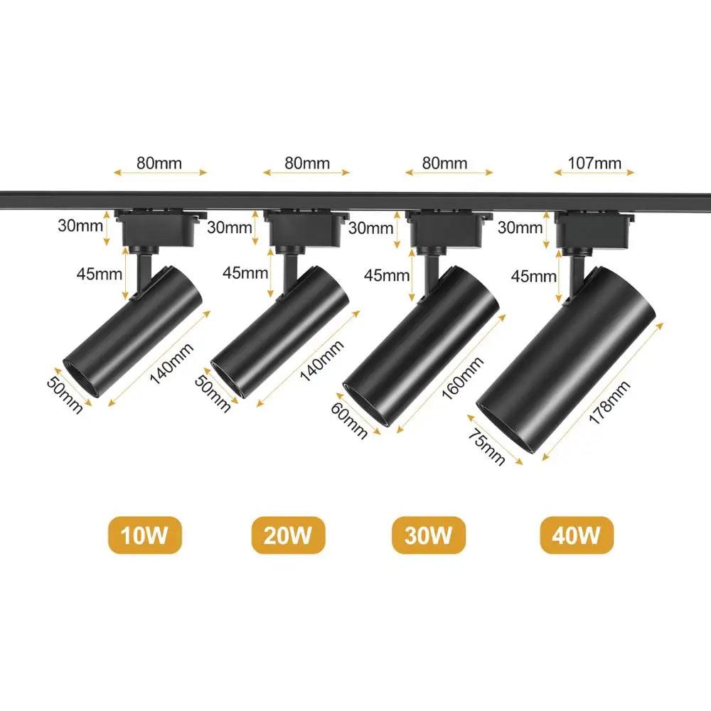 Spots De Luz Direcionável | LED | Luz Branca 40W - Oftaluz