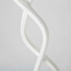 Luminária de Mesa LED Espiral Duplo - Branco