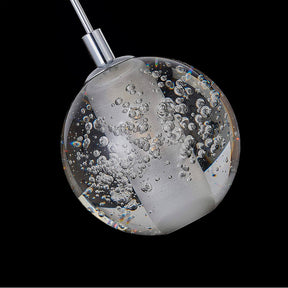 Pendente  Cristal Circular Prata