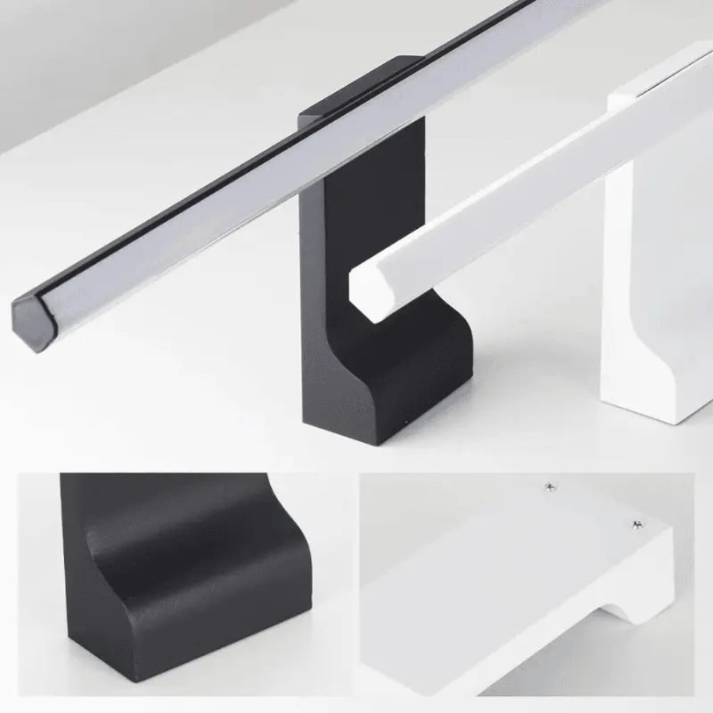 Luminária Para Espelho De Banheiro Slim Peace Preto