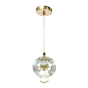 Pendente Round Cristal Flower Bivolt - Oftaluz