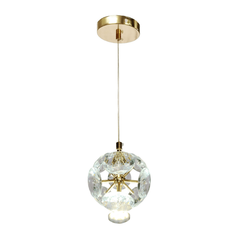 Pendente Round Cristal Flower Bivolt - Oftaluz