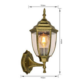 Luminária de Parede GLAMOUR Gold Cristal