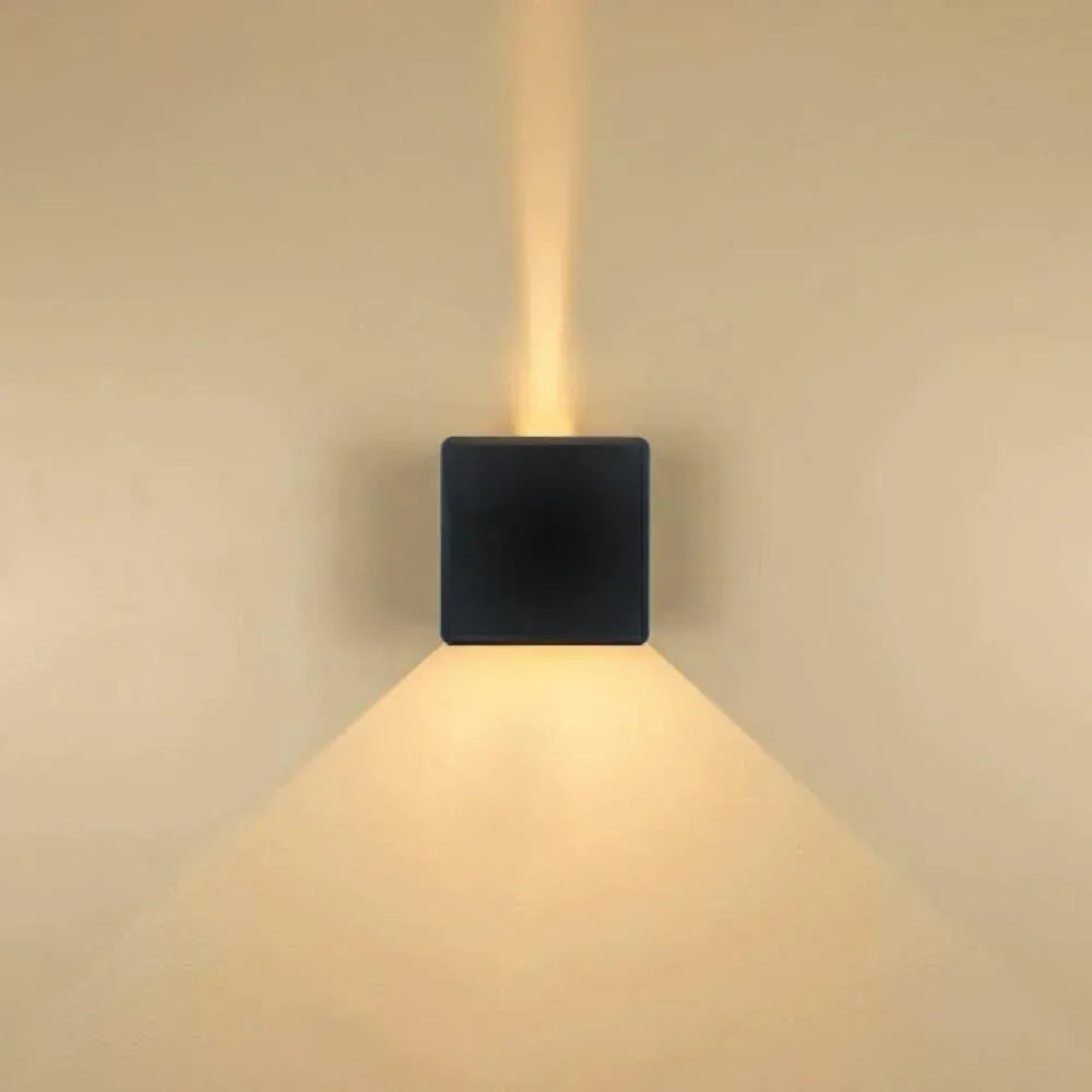 Luminária de Parede STELLA Duplo Facho Preto