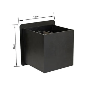 Luminária de Parede STELLA Duplo Facho Preto