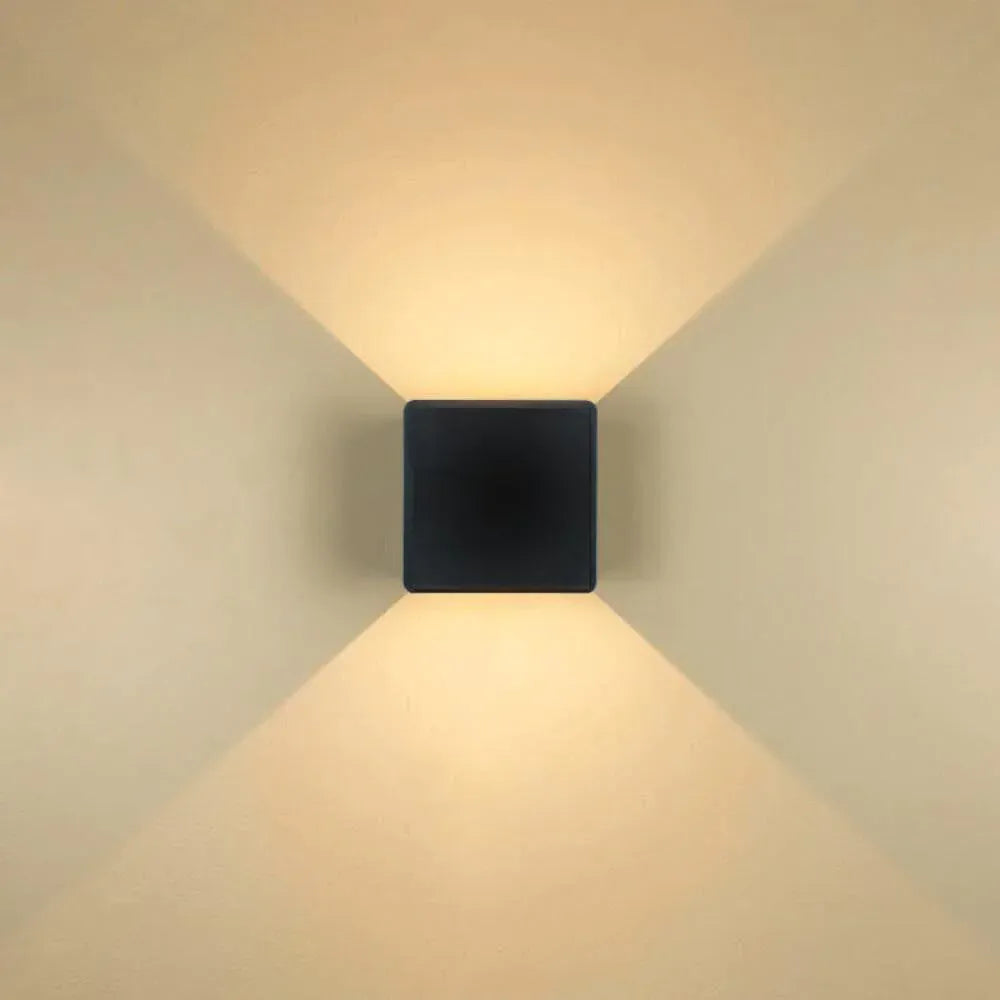 Luminária de Parede STELLA Duplo Facho Preto