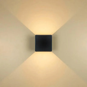 Luminária de Parede STELLA Duplo Facho Preto