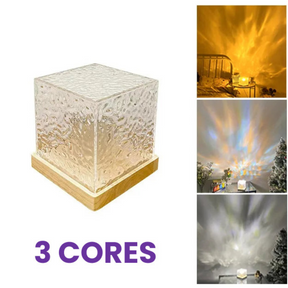 Luminária De Mesa Aurora Boreal