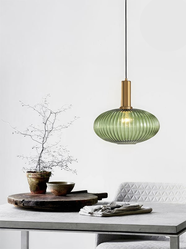 Luminária de Teto Pendente Vidro Follen