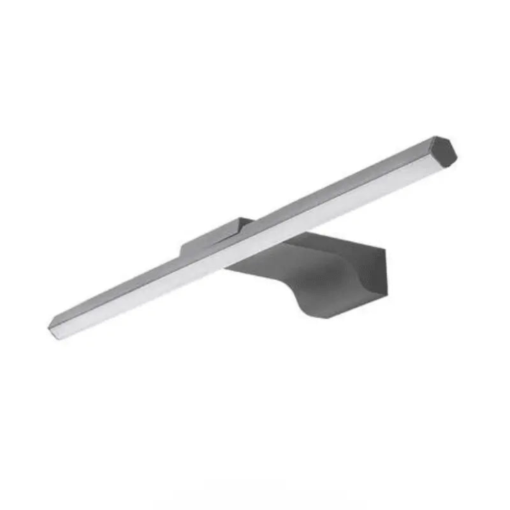 Luminária Para Espelho De Banheiro Slim Peace Cinza
