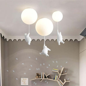 Luminária de Teto com Pendente de Urso - Oftaluz
