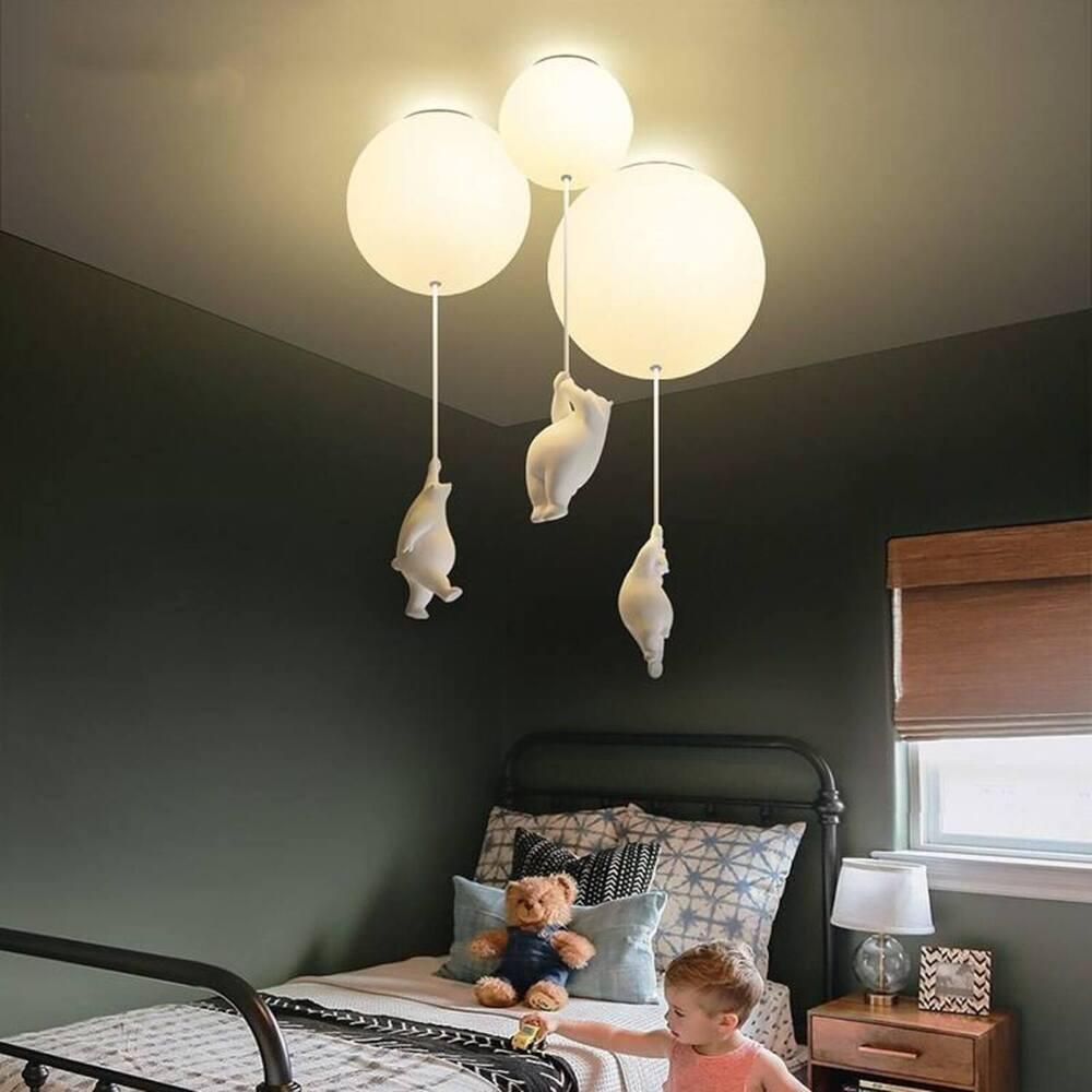Luminária de Teto com Pendente de Urso - Oftaluz