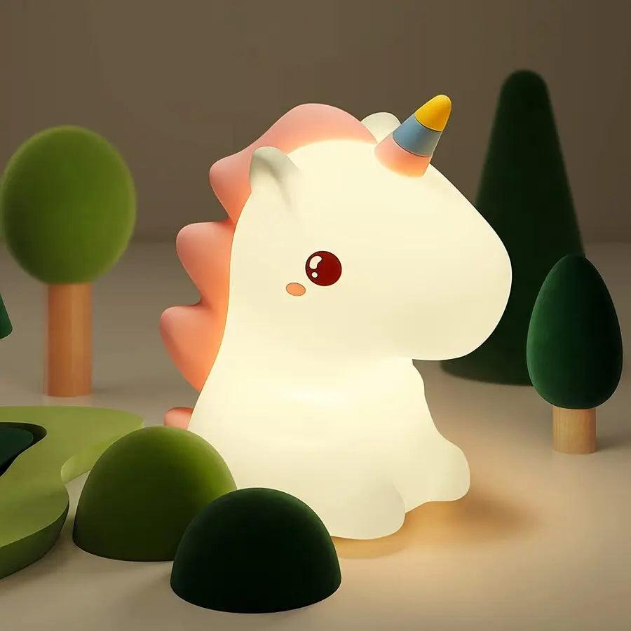 Luminária LED RGB de Unicórnio | Recarregável por USB - Oftaluz