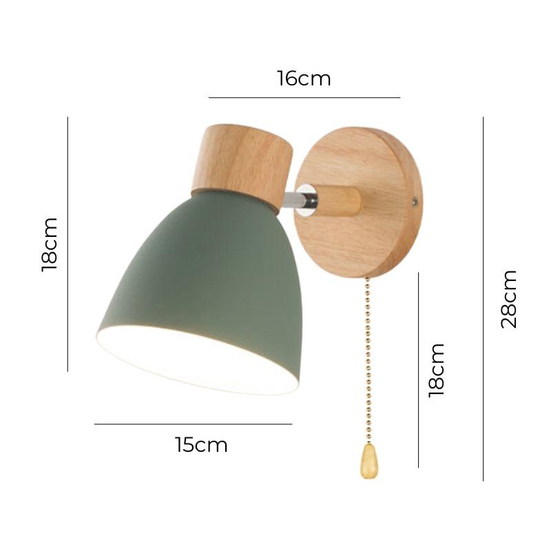 Arandela De Parede Wooden LED - Minimalista