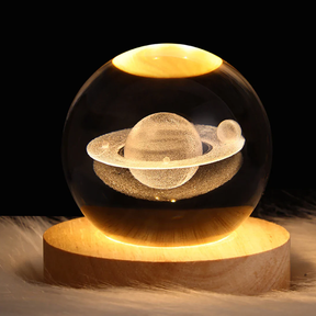 Abajur de Mesa Planeta Cristalino