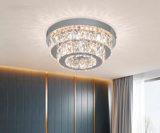 Lustre Suspenso Zhong Inox 220V