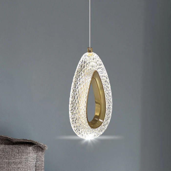 Lustre Pendente Luxuoso Led Mimas