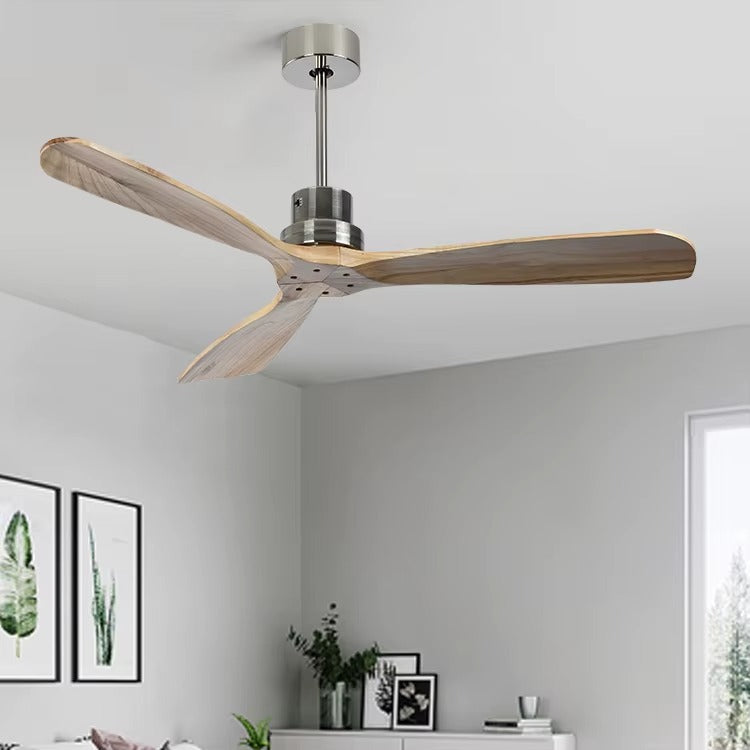 Ventilador de Teto FanPlus YFG-168054 com 3 Pás em Madeira – 52