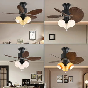 Ventilador de Teto Lumina Breeze com LED Integrado e Controle Remoto