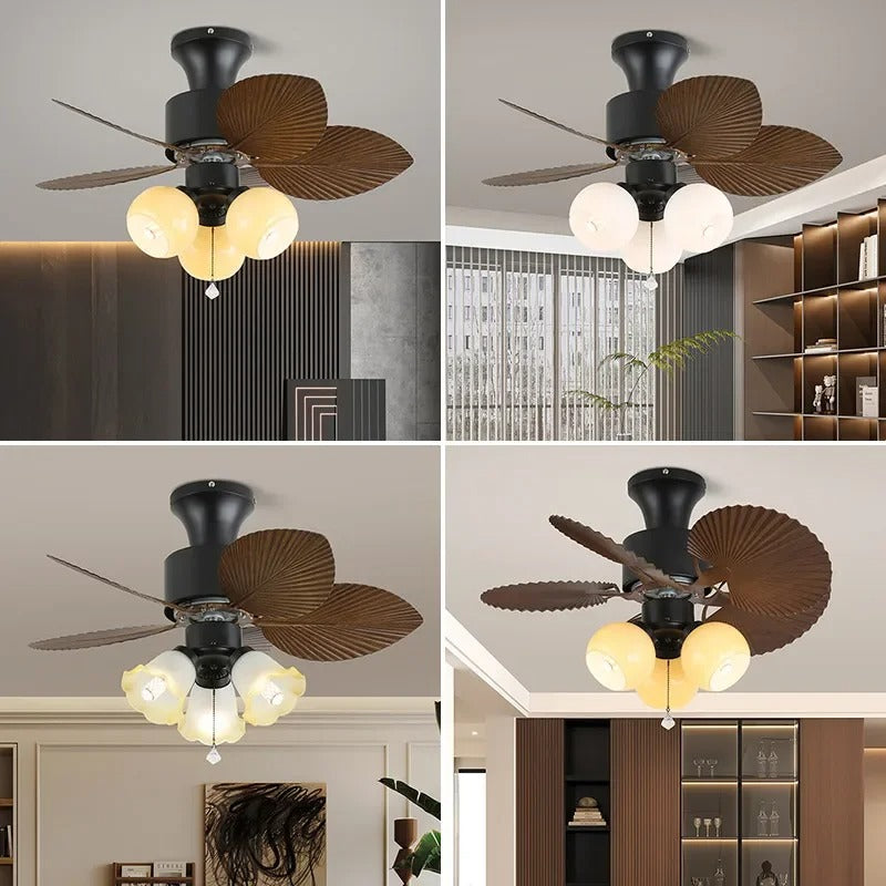 Ventilador de Teto Lumina Breeze com LED Integrado e Controle Remoto
