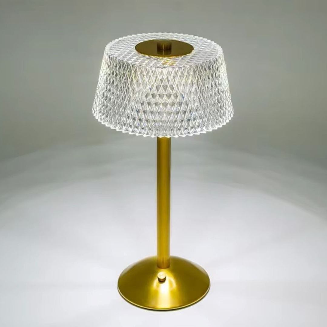 Abajur de Mesa Touch Cristal LED