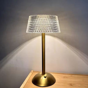 Abajur de Mesa Touch Cristal LED