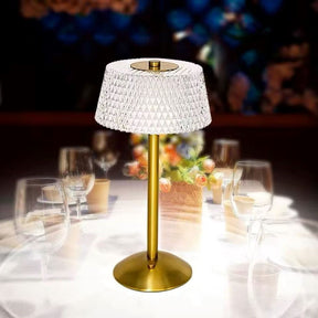 Abajur de Mesa Touch Cristal LED